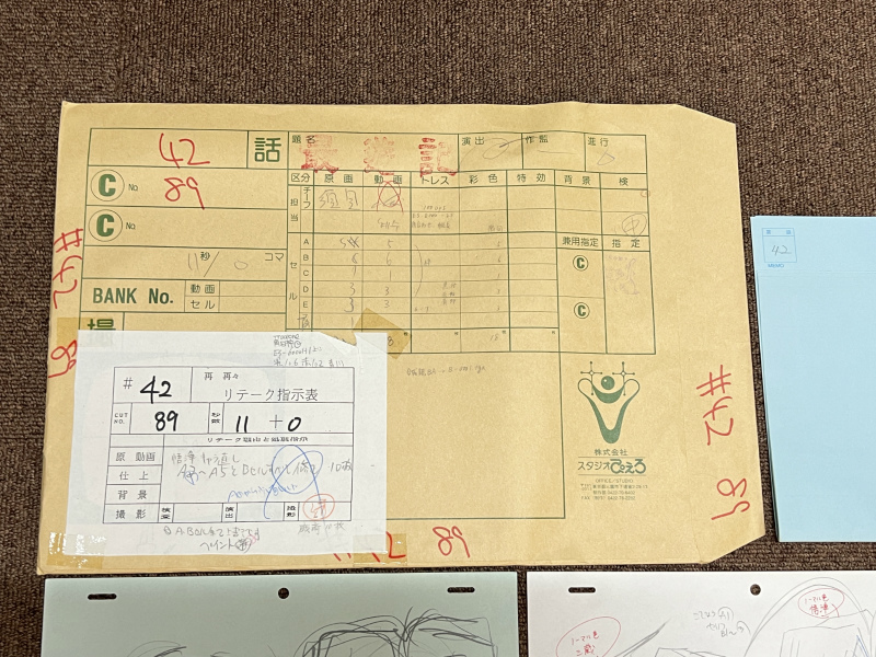 アニメ 最游記 42話 セル畫用 原畫 動畫 他 おまとめセット 三蔵 / 沙悟浄 現(xiàn)狀渡し