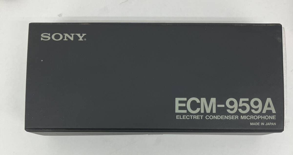 SONY ソニー ECM-959A マイク エレクトレットコンデンサーステレオマイクロホン 動作未確認