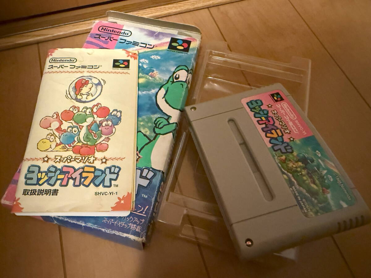 SFC スーパーマリオ ヨッシーアイランド 箱説付き_画像3