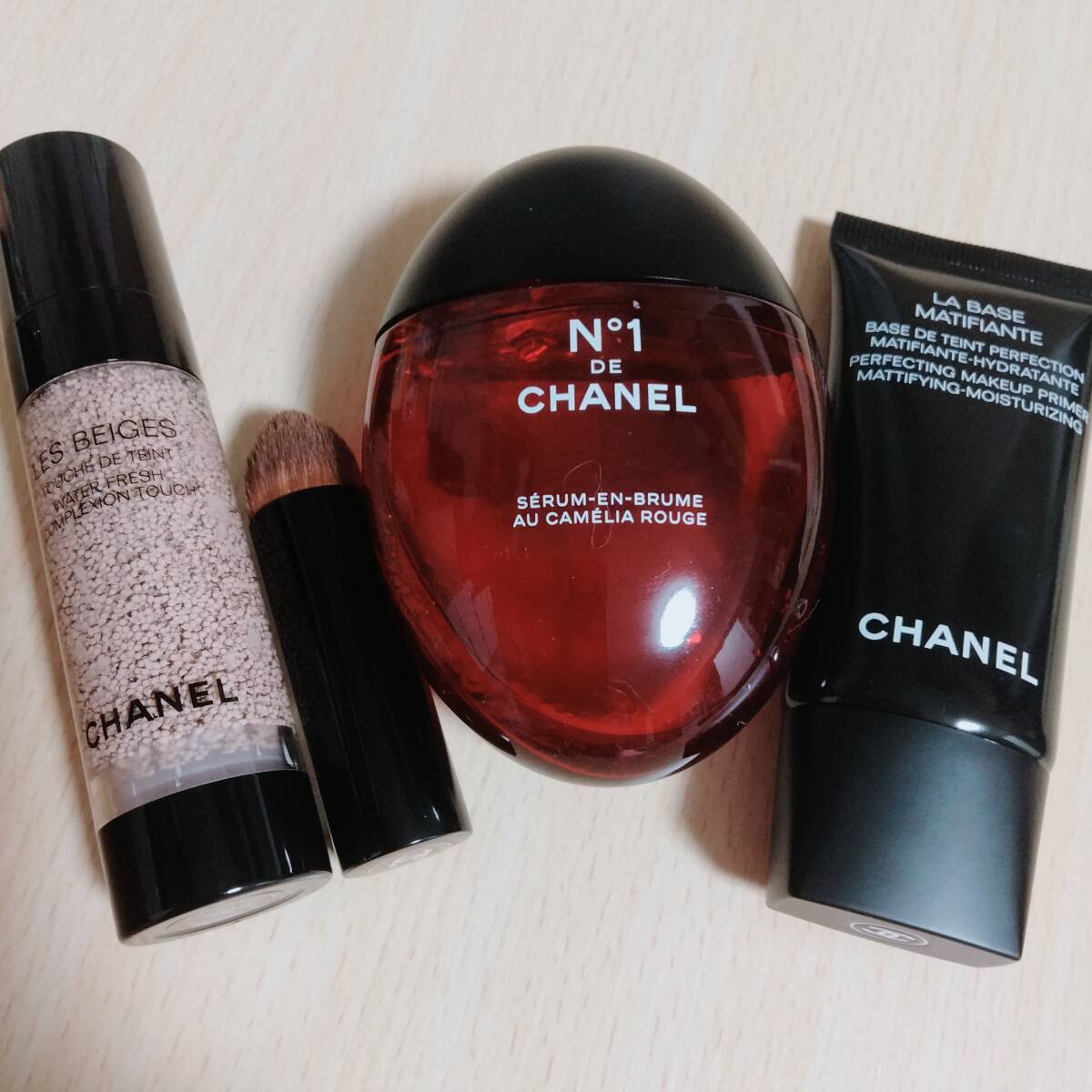 今期　シャネルコスメ　ファンデーションミスト化粧水メークアップベースセット