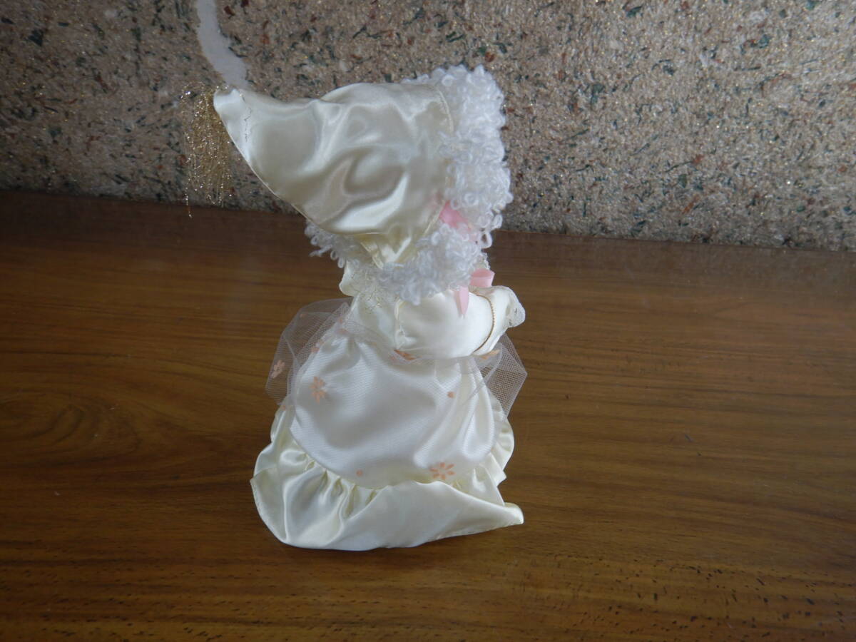  девушка кукла музыкальная шкатулка мягкая игрушка запрет .... развлечение Showa Retro 14X14H21CM