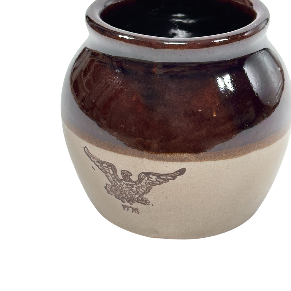 MADE IN USA製 独立記念 1776年 ビンテージ 陶磁器 イーグル 鷲 小物入れ ポプリ ポット 置物 ペンスタンド USA アメリカ製 米国製 古着 B_画像3