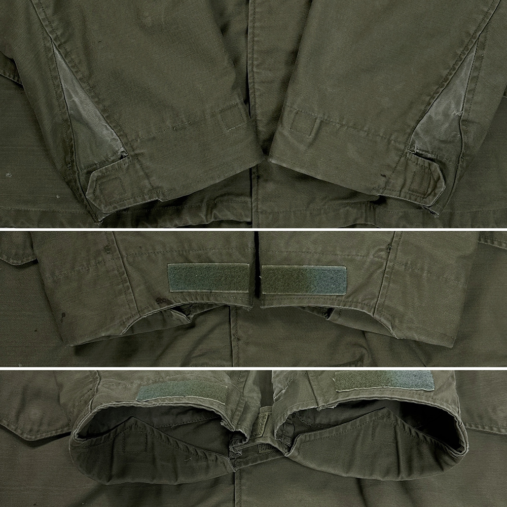 60s ビンテージ 米軍 実物 M-65 1st MEDIUM SHORT フィールド ジャケット コート M-S ミディアム ショート CONMAR アルミジップ 良好 美品_画像8