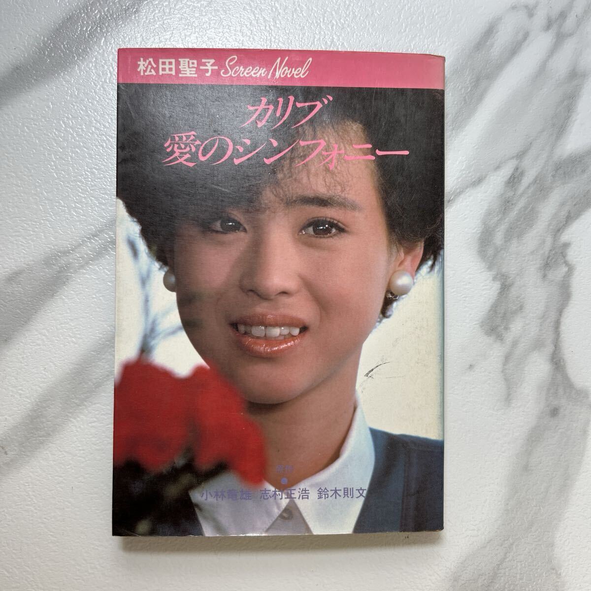 松田聖子 カリブ愛のシンフォニー 恋愛小説 映画本 写真多数 神田正輝 _画像1