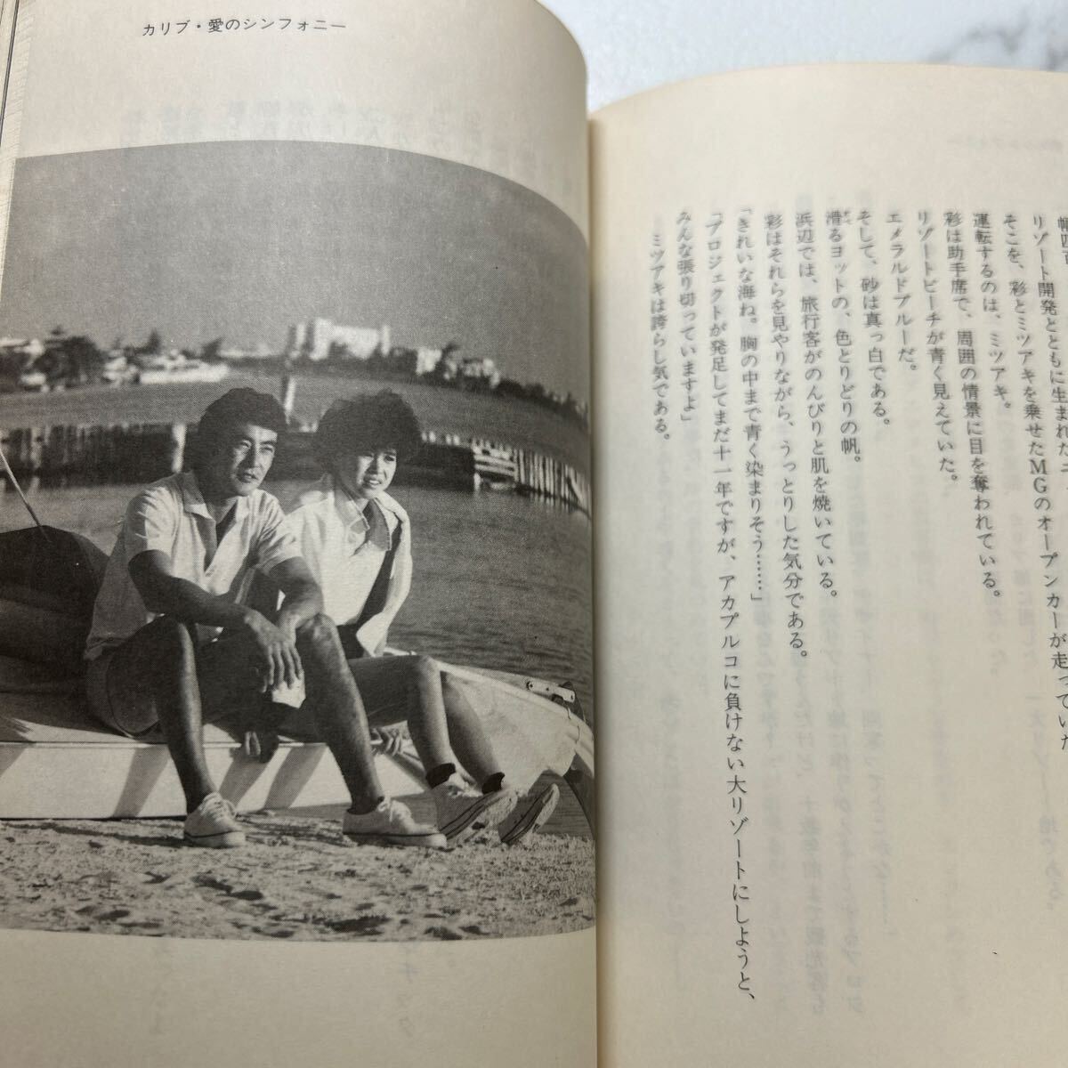松田聖子 カリブ愛のシンフォニー 恋愛小説 映画本 写真多数 神田正輝 _画像5