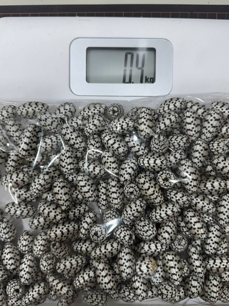 2種形ビーズ 0.4キロ アクセサリーパーツ ハンドメイド素材 ウッド 刺繍 手芸 ZM5450_画像6