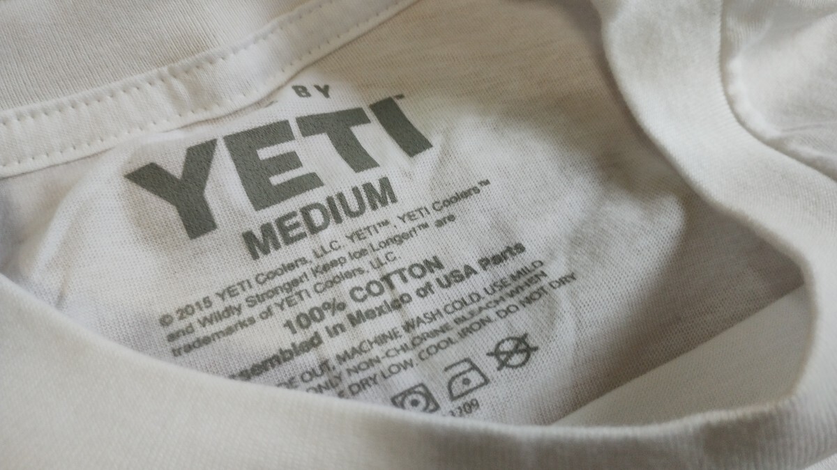 未使用品 YETI イエティ Tシャツ サイズM 白