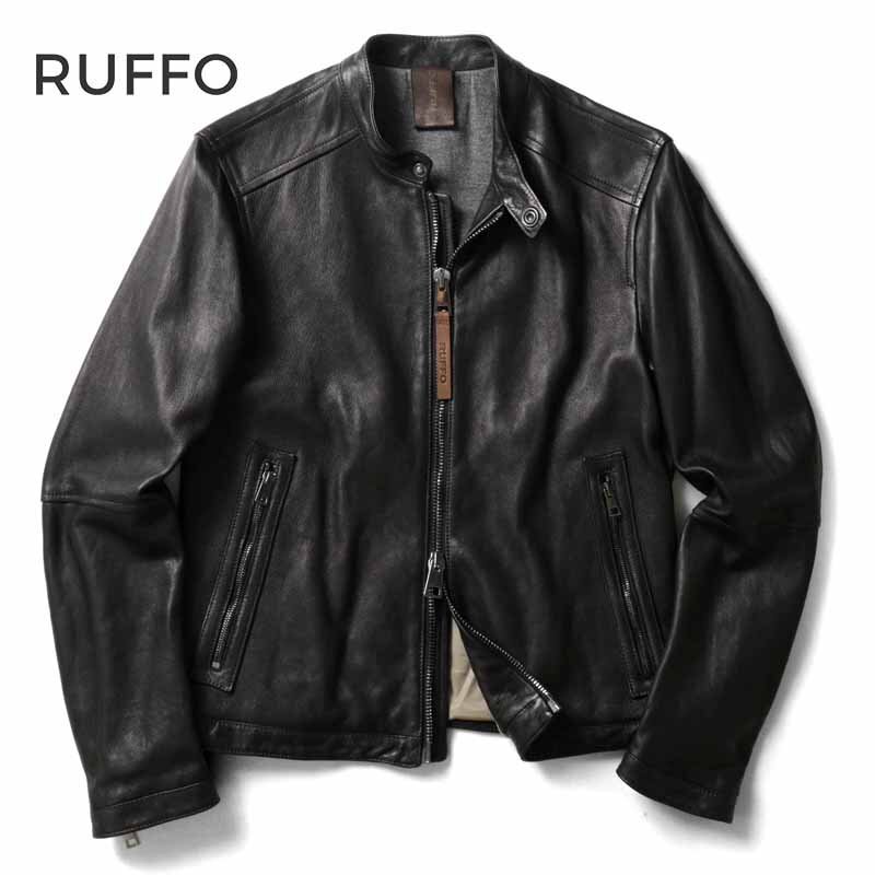 RUFFO(ルッフォ) / ラムナッパレザーシングルライダースジャケット(JAMES) [rfo2520101-44]_画像1