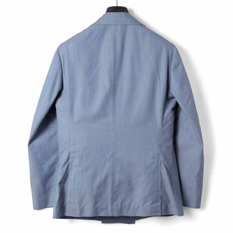 Stile Latino(スティレラティーノ) / ウールコットンデニム調(diào)4Bダブルスーツ(EMILIO) [stl2460081-44]