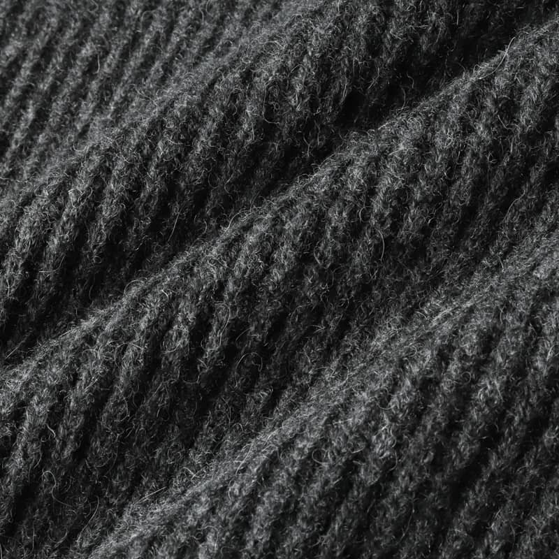 roberto collina(ロベルトコリーナ) / ウールベビーキャメル混リブ編みミドルゲージハーフジップニット(RP40215) [rbc2450621-48]_画像6