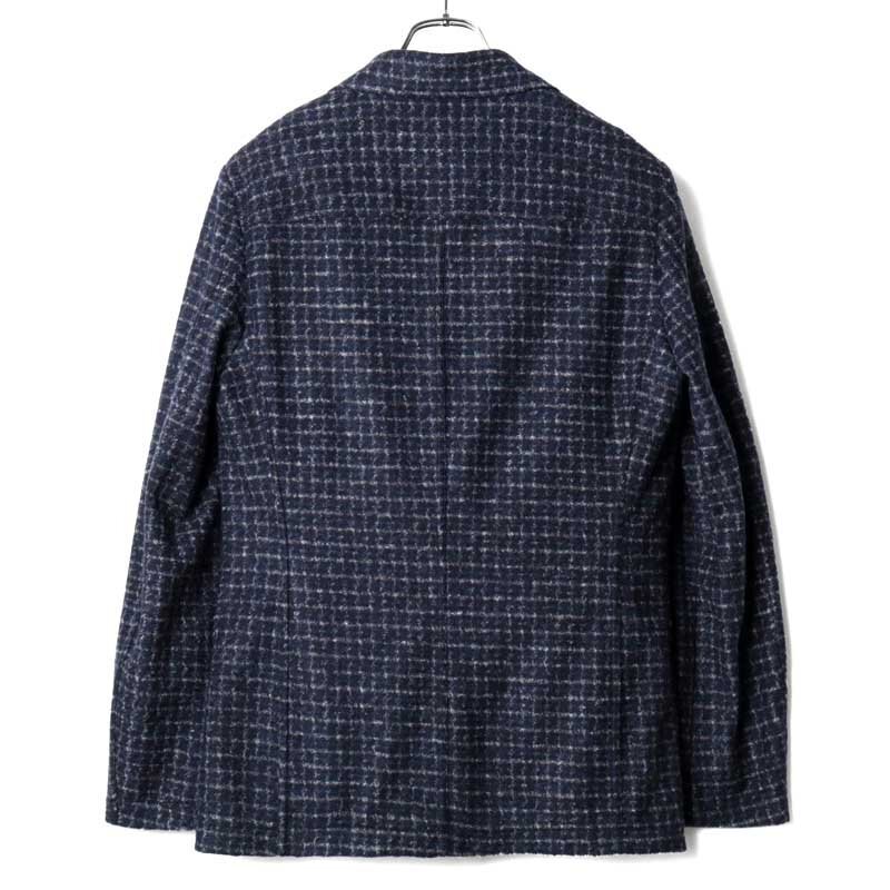 T-JACKET(ティージャケット) / チェック柄ポリウールアクリルソフトフランネルジャージー2Bアンコンジャケット(51G419JR) [tjk2510491-M]_画像2
