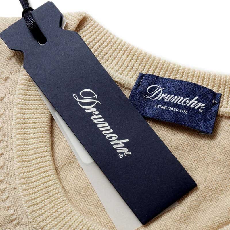 Drumohr(ドルモア) / ガーメントダイウールハイゲージクルーネックニット(D2M103A) [drm2520021-48]_画像8