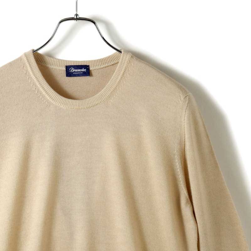 Drumohr(ドルモア) / ガーメントダイウールハイゲージクルーネックニット(D2M103A) [drm2520021-48]_画像3