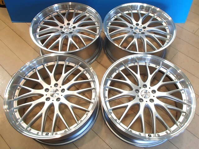 大迫力 ロクサーニ マルチフォルケッタ 9.0J 22in IS38 PCD114.3 中古4本 20/30 アルファード ヴェルファイア レクサス 20系 RX_画像1