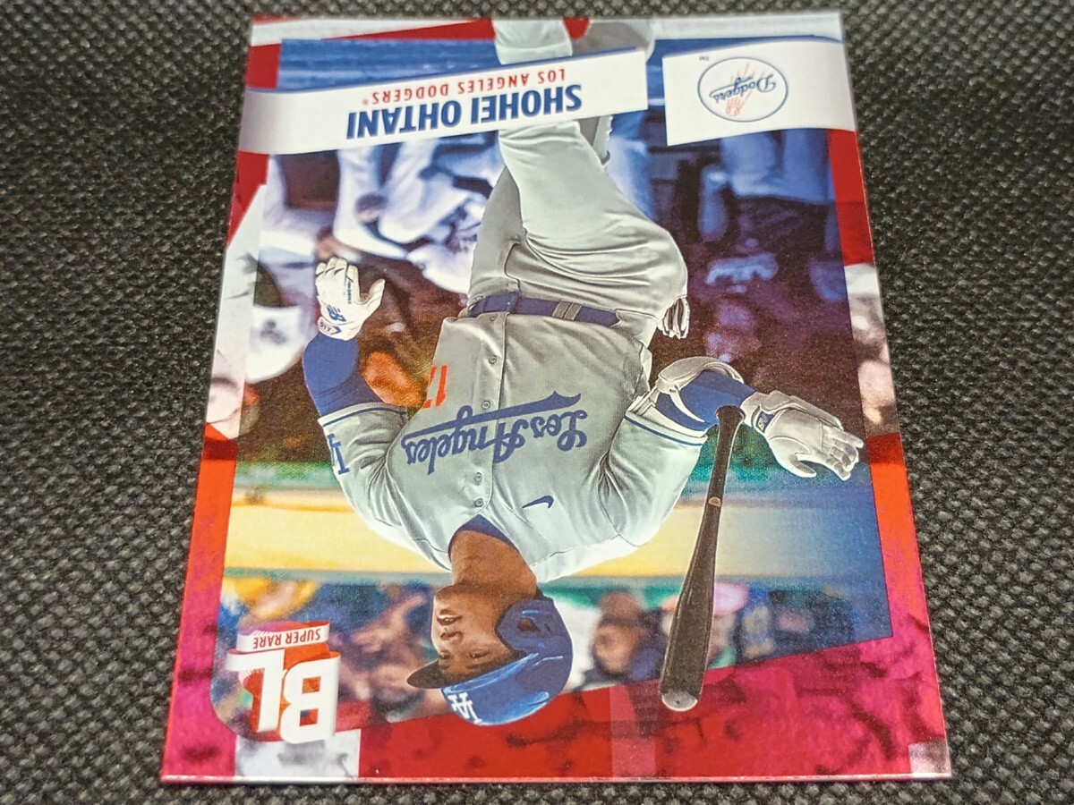 大谷翔平 SP スーパーレア レッド 【2024 TOPPS BIG LEAGUE BASEBALL #297 SUPER RARE RED SHOHEI OHTANI】 ロサンゼルス・ドジャース_画像4