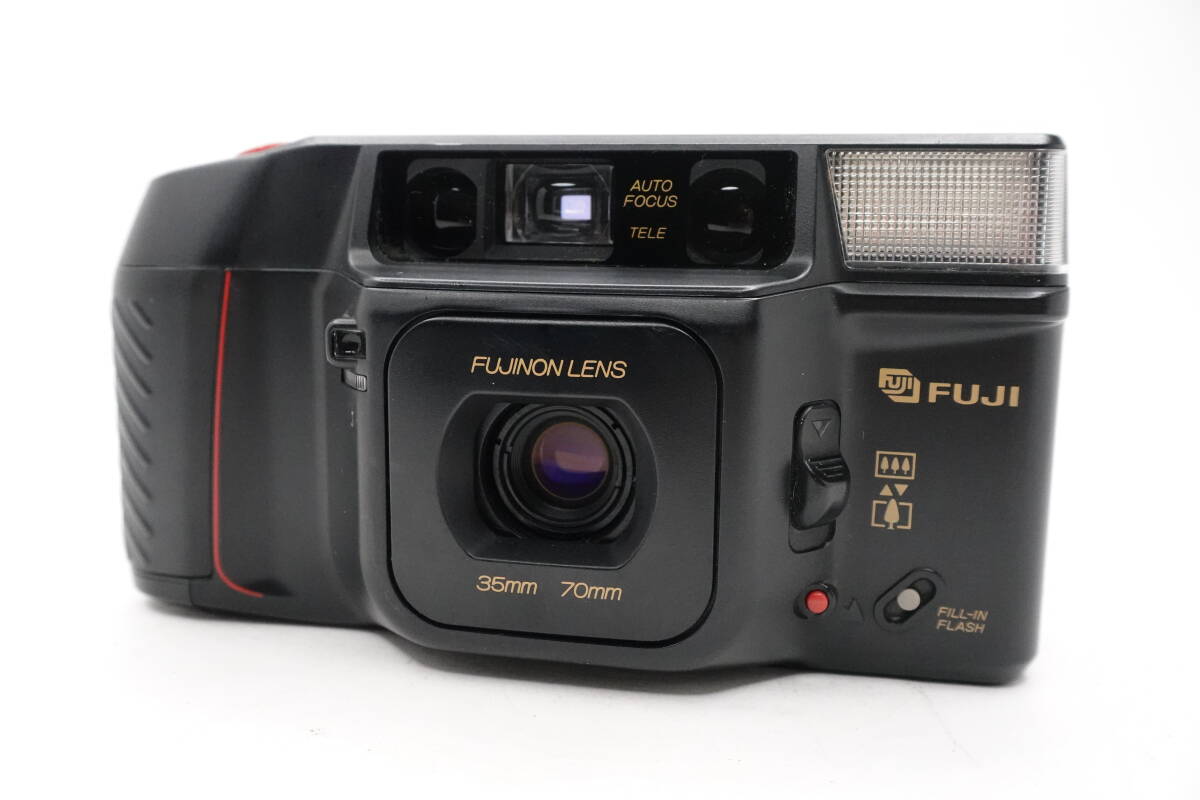 ★良品★ フジフィルム FUJIFILM TELE CARDIA SUPER DATE コンパクトフィルムカメラ ★シャッター・フラッシュOK★ #1265_画像1