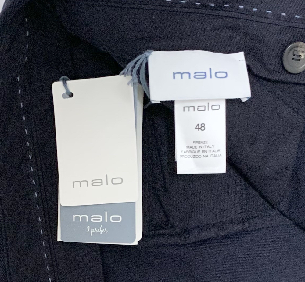 【本物】MALO マーロ 厚手コットンフランネル メンズパンツ サイズ48 イタリア製_画像10