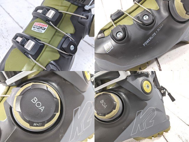 【4yt017】スキーブーツ K2 ケーツー MINDBENDER 110 BOA【24-25】グレー サイズ：25.5㎝ 294㎜◆A83_画像4