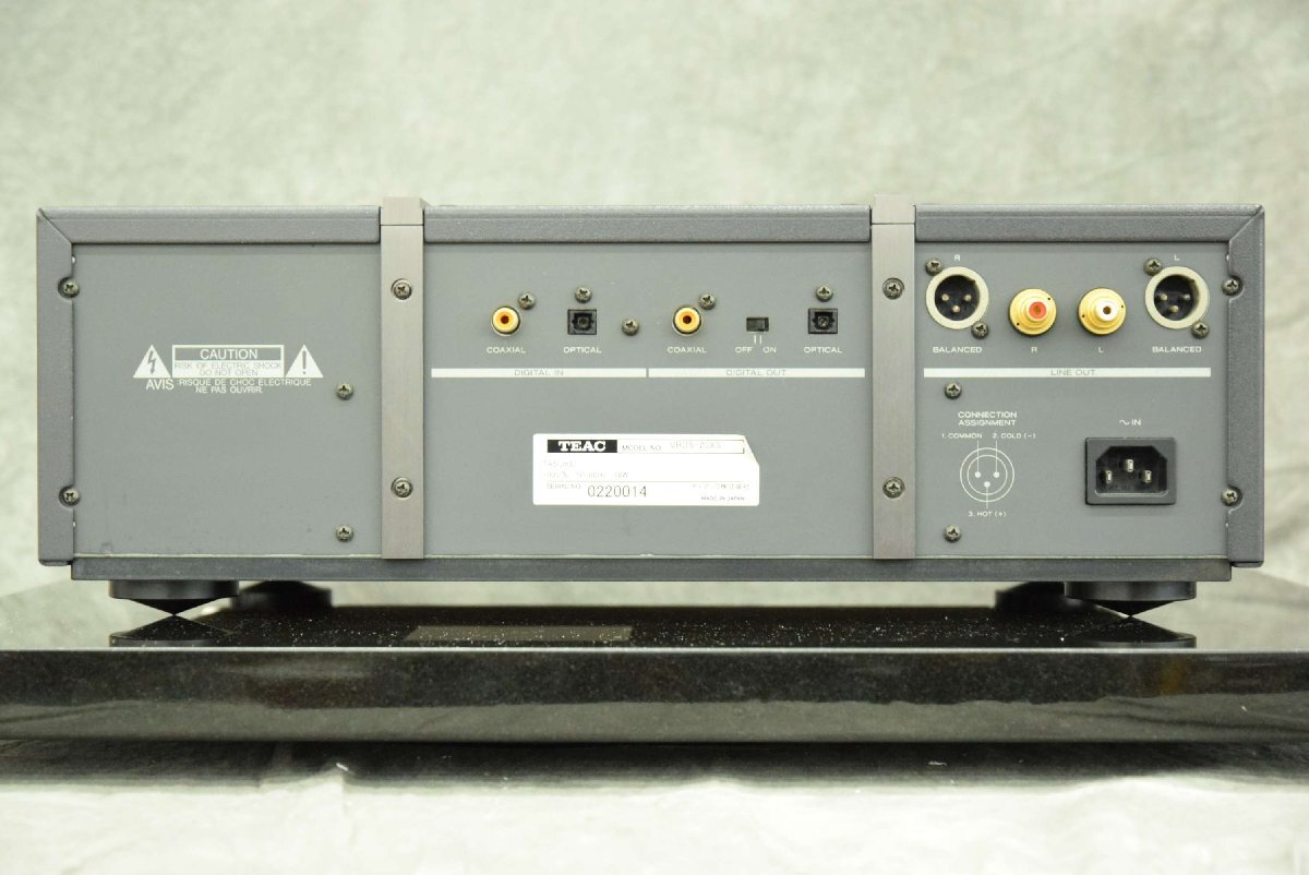 【J】TEAC VRDS-25XS CDプレーヤー ティアック 226803