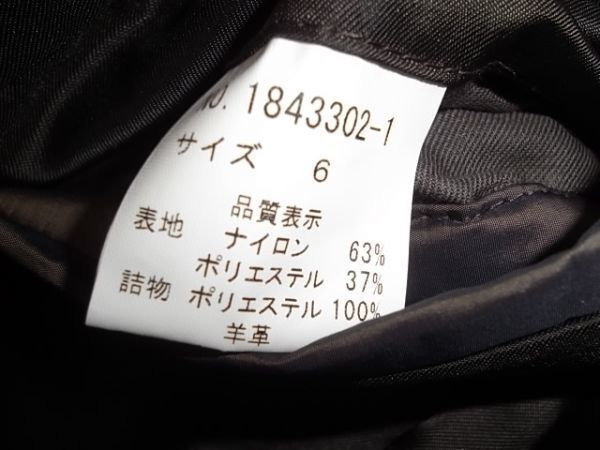 $〜リピーター様割引特典有り◎美品◎希少◎部分羊革使用◎テットオム◎中綿入シングルジャケット_画像7