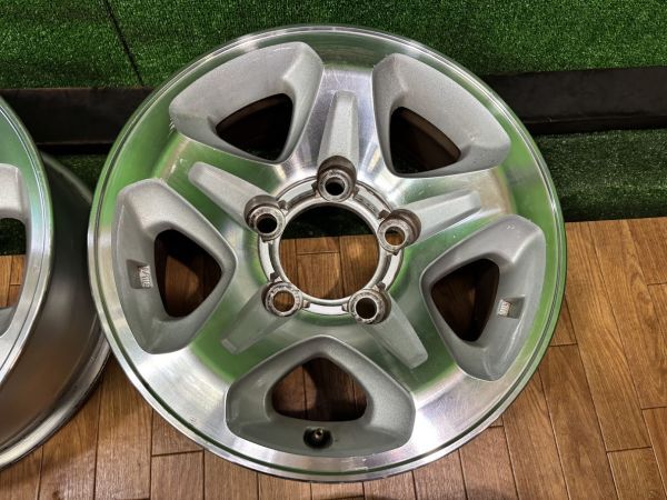 激レア ガリ傷無し トヨタ純正 ランクル70 復刻版モデル アルミホイール 16インチ 7.0J ET+-0 5H PCD150 4本 _画像8