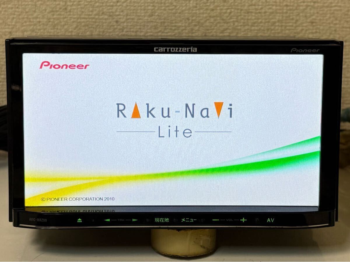 Carrozzeria カロッツェリア AVIC-MRZ99 カーナビ Bluetooth DVD SD フルセグTV 地図データ 2010年SERIAL NO. KDMD078893JP_画像1