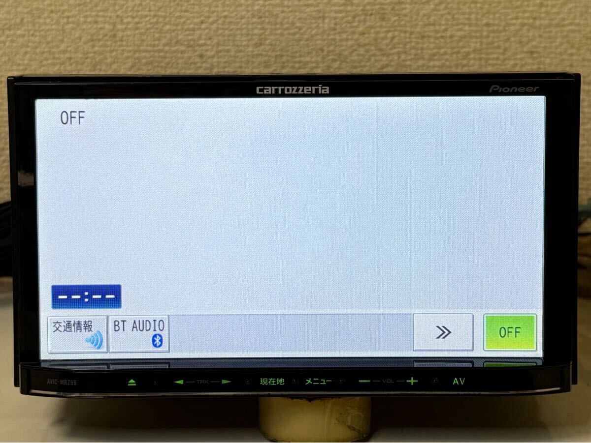 Carrozzeria カロッツェリア AVIC-MRZ99 カーナビ Bluetooth DVD SD フルセグTV 地図データ 2010年SERIAL NO. KDMD078893JP_画像5