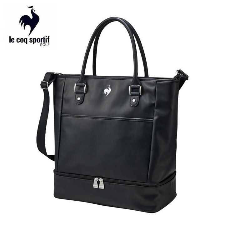 ルコックスポルティフ ゴルフ LG5SBB10M ブラック(BK00) 二層式 ベーシックボストンバッグ シューズ収納対応le coq sportif 2025 即納_画像1