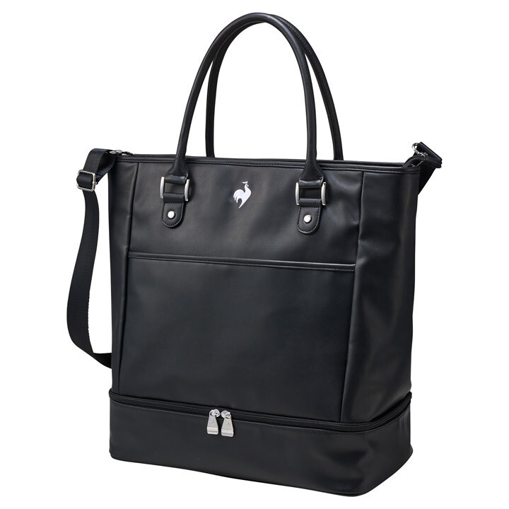 ルコックスポルティフ ゴルフ LG5SBB10M ブラック(BK00) 二層式 ベーシックボストンバッグ シューズ収納対応le coq sportif 2025 即納_画像2