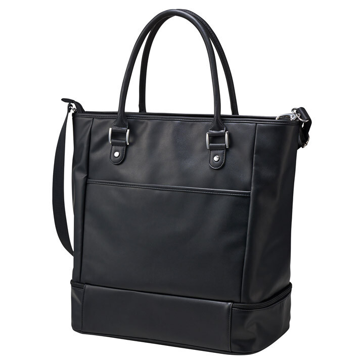 ルコックスポルティフ ゴルフ LG5SBB10M ブラック(BK00) 二層式 ベーシックボストンバッグ シューズ収納対応le coq sportif 2025 即納_画像3