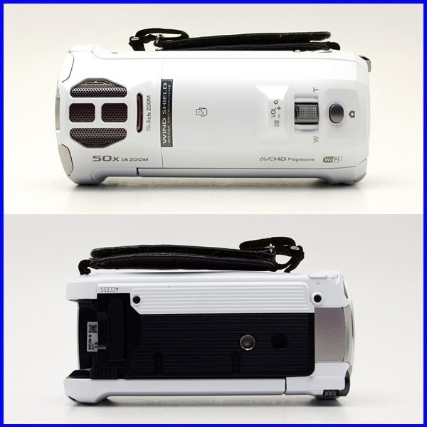 102)質(zhì)屋出品☆Panasonic デジタルハイビジョンビデオカメラ HC-W850M 光學20倍/iAズーム50倍 Wi-Fi ワイプ撮影 中古 1円～売り切り