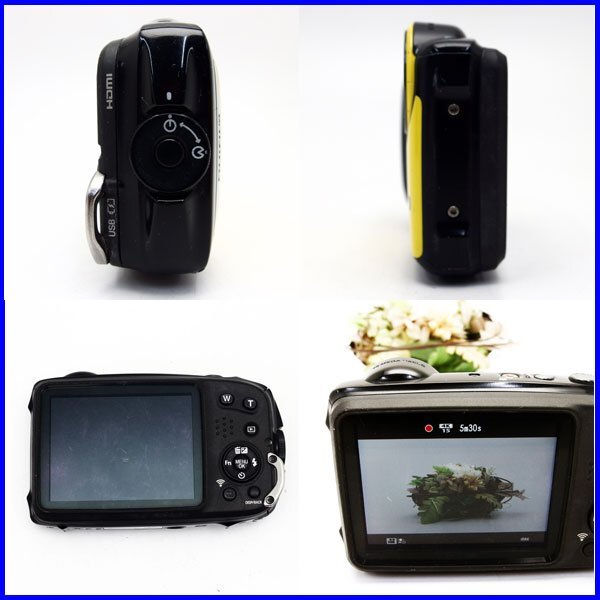 104)★FUJIFILM FinePix XP140＋Wi-Fi付きSD/SD/スマートメディア/コンパクトフラッシュ/変化案アダプタ等 動作OK 初期化済等 中古 大量★