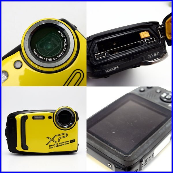 104)★FUJIFILM FinePix XP140＋Wi-Fi付きSD/SD/スマートメディア/コンパクトフラッシュ/変化案アダプタ等 動作OK 初期化済等 中古 大量★