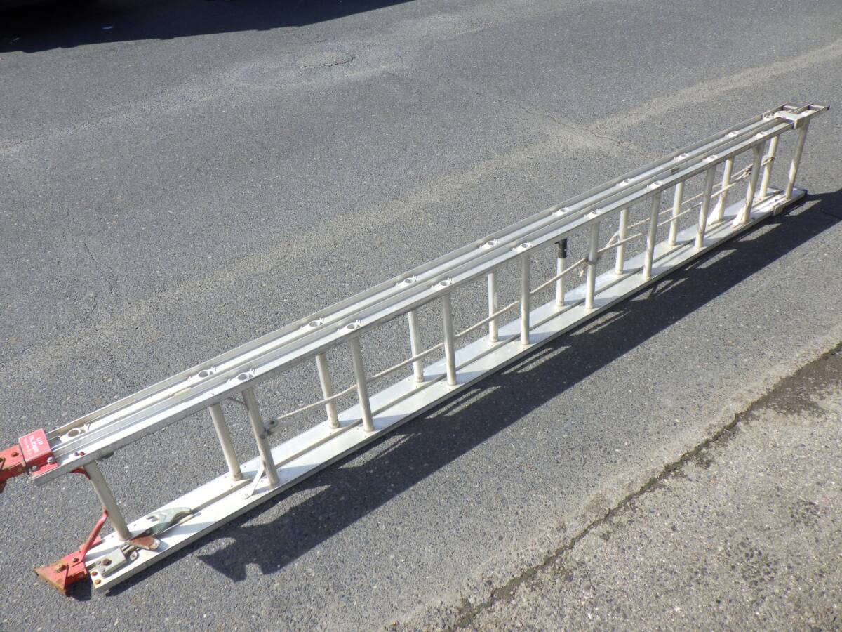 送料着払い 引き取りがオススメ ハセガワ ２連はしご US-30 アップスライダー 脚立 足場 中古品 250915_画像1