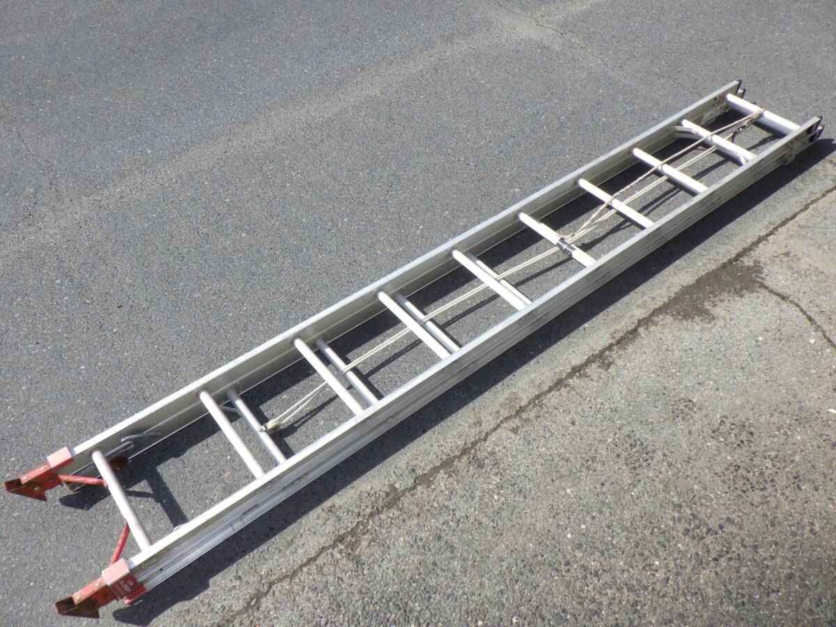 送料着払い 引き取りがオススメ ハセガワ ２連はしご US-30 アップスライダー 脚立 足場 中古品 250915_画像2