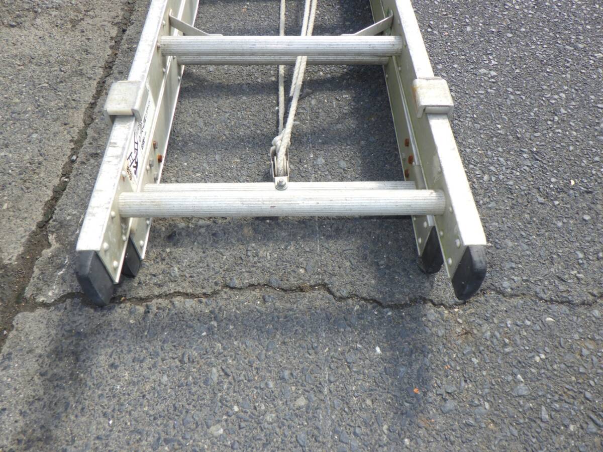 送料着払い 引き取りがオススメ ハセガワ ２連はしご US-30 アップスライダー 脚立 足場 中古品 250915_画像8