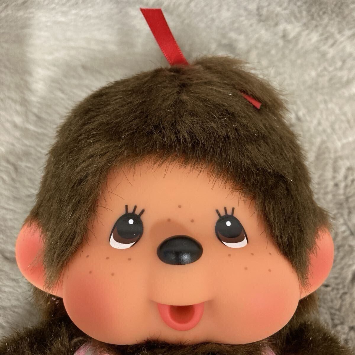 Sekiguchi セキグチ Monchhichi 1918年 モンチッチ ぬいぐるみ 人形 Mサイズ 女の子 キャラクター 昭和レトロ ヴィンテージ　MZ09196