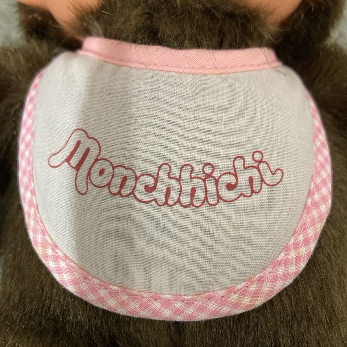 Sekiguchi セキグチ Monchhichi 1918年 モンチッチ ぬいぐるみ 人形 Mサイズ 女の子 キャラクター 昭和レトロ ヴィンテージ　MZ09196