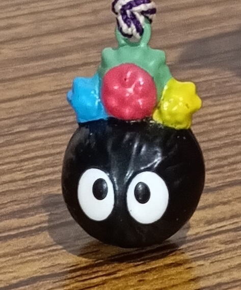 スタジオジブリ ころ鈴根付 「魔女の宅急便 ジジ」&「千と千尋の神隠し ススワタリ」