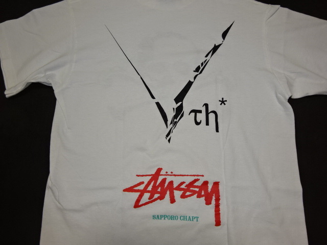 送料無料・激レア・新品・STUSSYステューシー×NEXUS7・ネクサス7札幌チャプト5周年記念・スカルプリントTee_画像5