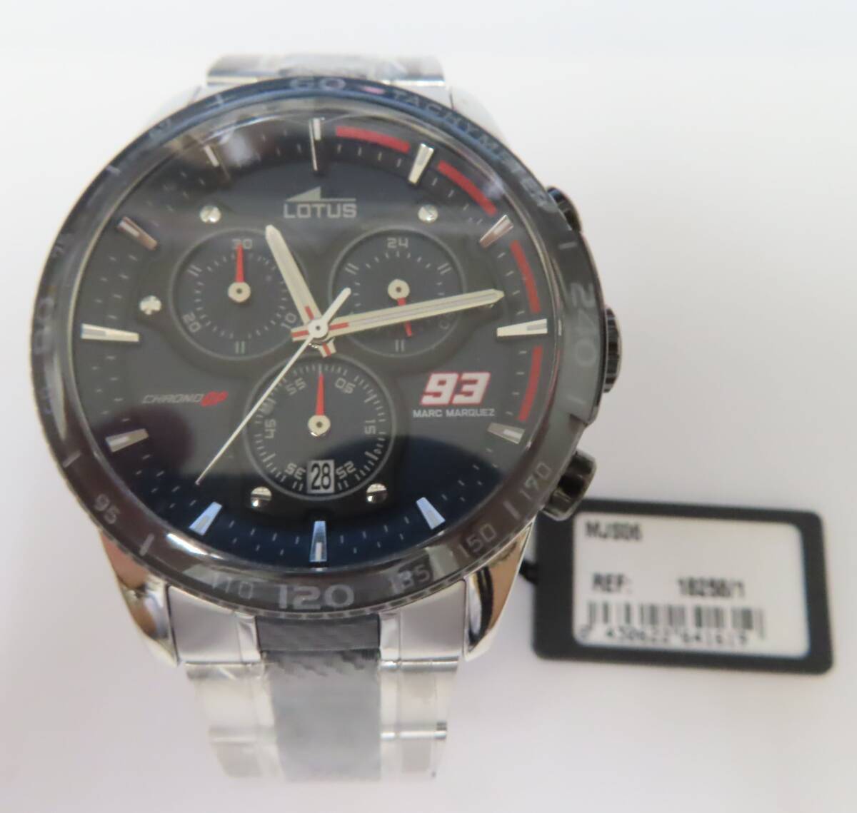 #89838 未使用 LOTUS ロータス 93 MARC MARQUEZ 18258/1 クロノグラフ メンズ 腕時計_画像3