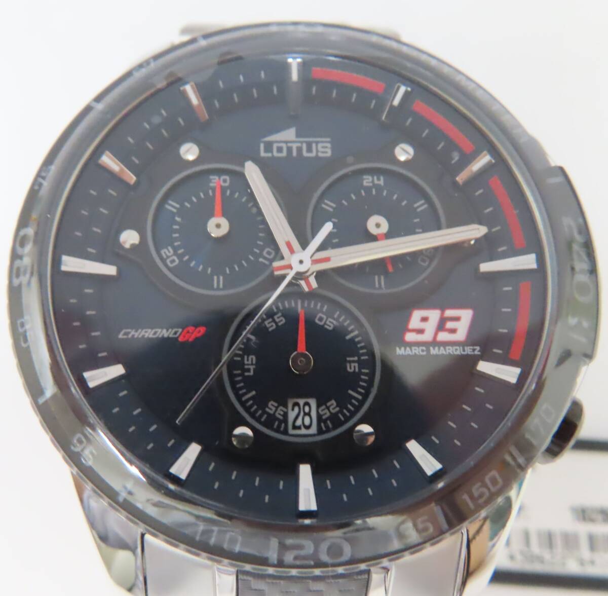 #89838 未使用 LOTUS ロータス 93 MARC MARQUEZ 18258/1 クロノグラフ メンズ 腕時計_画像4