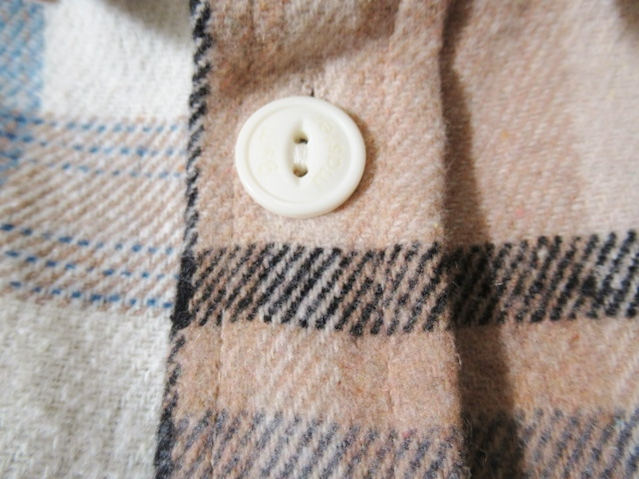 ジムマスター★GYM MASTER【ヘビーチェックネルシャツ】起毛CPOシャツジャケット G433756 91/ベージュチェッククレイジー Lサイズ_画像5