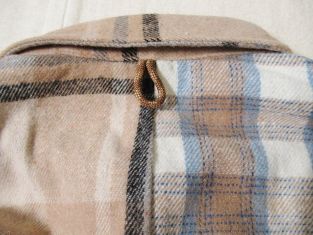 ジムマスター★GYM MASTER【ヘビーチェックネルシャツ】起毛CPOシャツジャケット G433756 91/ベージュチェッククレイジー Lサイズ_画像6