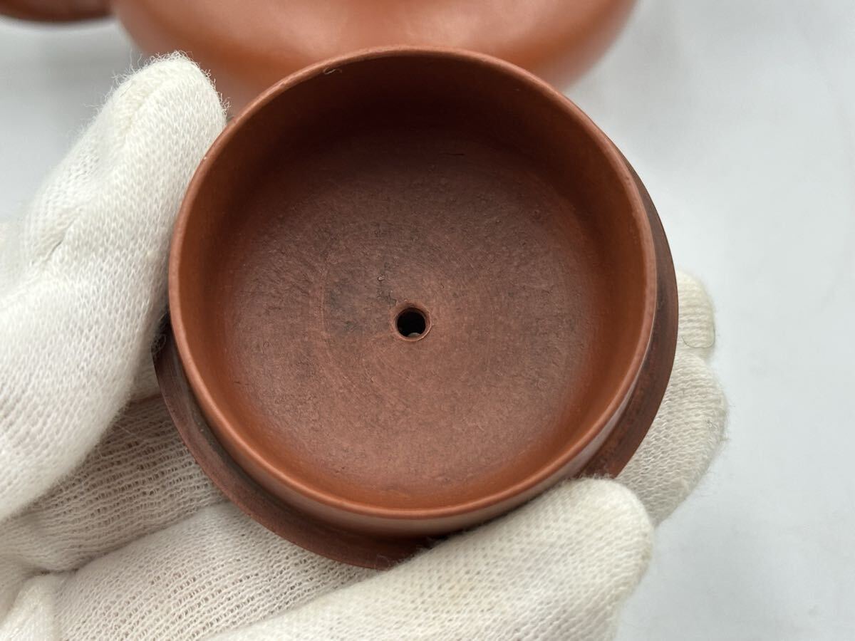 單孔急須 紫砂壺 朱泥茶壺 清泉石上流山影 煎茶道具 茶道具 唐物 中國美術(shù) 中國宜興