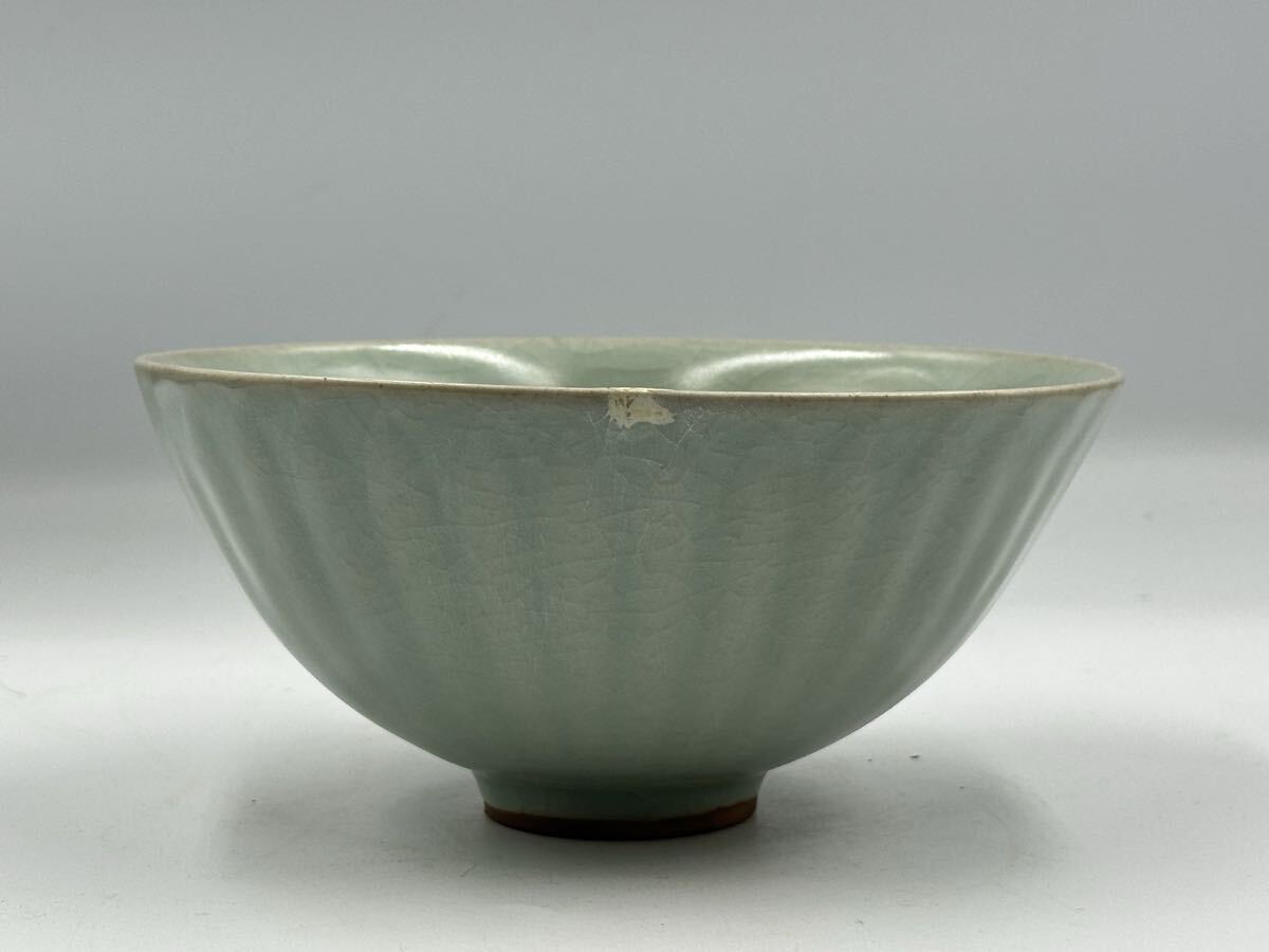青磁 茶碗 龍泉窯 鉢 宋時代 唐物 茶道具 時代物 煎茶道具 中國古美術