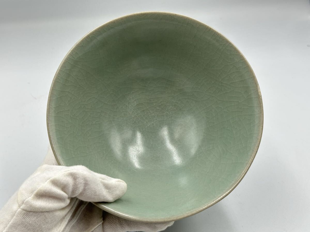 青磁 茶碗 龍泉窯 鉢 宋時代 唐物 茶道具 時代物 煎茶道具 中國古美術