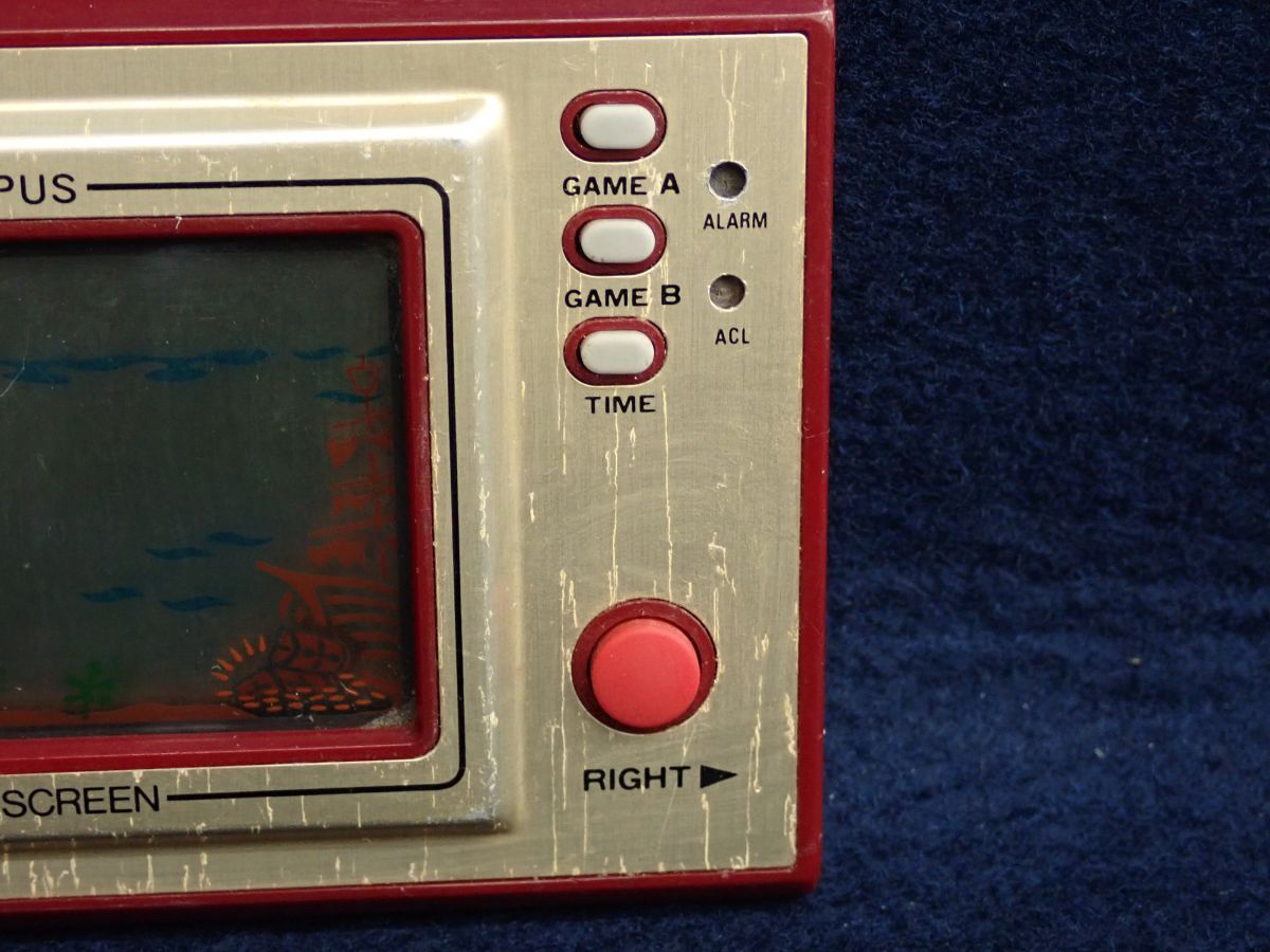 ▼任天堂 ゲームウォッチ OC-22 オクトパス▼Nintendo/GAME＆WATCH/OC-22/OCTOPUS/通電確認(rèn)済み