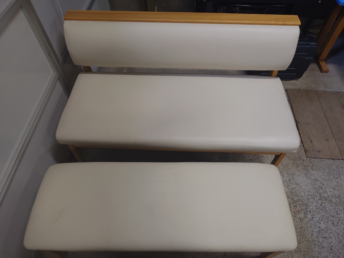 ニトリ　ベンチ　セット　ばら売り不可　中古品　直接引取りのみ　札幌市東区_画像2