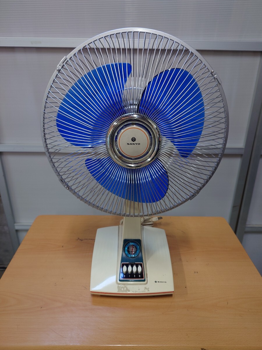 サンヨー　扇風機　EF-6JLT　中古品　1978年製　アート家財便発送　札幌市_画像1